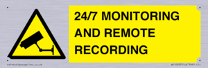 24/7 MONITORING AND REMOTE RECORDING